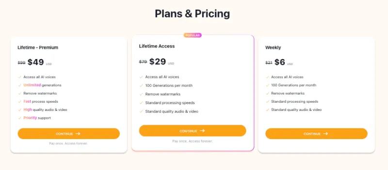 Parrot AI Review: Parrot AI Pricing Plans